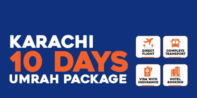 10 Days Umrah Package from Karachi