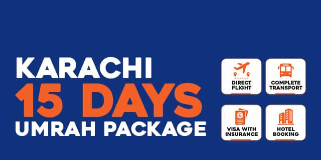 15 Days Umrah Package from Karachi